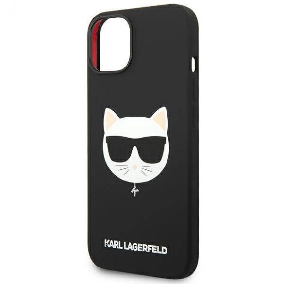 Karl Lagerfeld KLHMP14MSLCHBK iPhone 14 Plus / 15 Plus 6,7" hardcase czarny/negru Silicon Choupette Head Magsafe