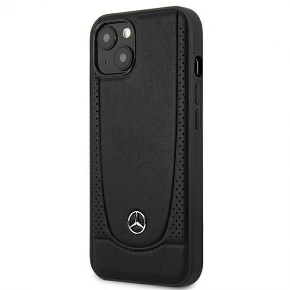 Mercedes MEHCP14MARMBK iPhone 14 Plus / 15 Plus 6,7" carnaș/negru hardcase Leather Urban