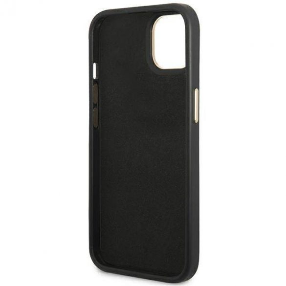 Guess GUHCP14MHGCRHK Husă rigidă pentru iPhone 14 Plus / 15 Plus de 6,7 inchi, negru/czarny Colecția Croco