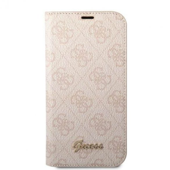 Guess GUBKP14SHG4SHP iPhone 14 / 15 / 13 6.1" roz/roz carte 4G Vintage Gold Logo