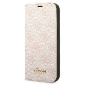 Guess GUBKP14MHG4SHP iPhone 14 Plus / 15 Plus 6.7" roz/roz carte 4G Vintage Gold Logo