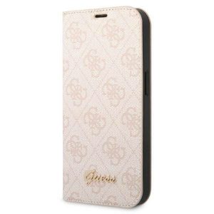 Husă Guess GUBKP14XHG4SHP pentru iPhone 14 Pro Max 6,7" rożowy/roz, 4G Vintage Gold Logo