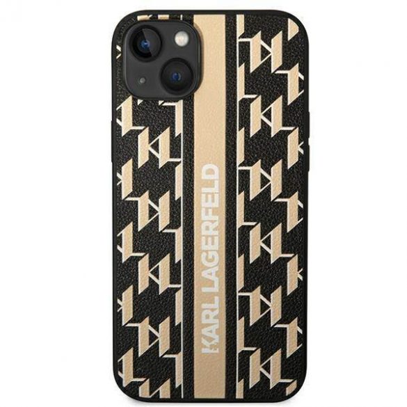 Karl Lagerfeld KLHCP14SPGKLSKW iPhone 14 / 15 / 13 6,1" hardcase brązowy/maro Monogram Stripe