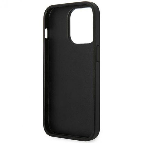 Karl Lagerfeld KLHCP14LPGKLSKG Husă rigidă pentru iPhone 14 Pro de 6,1 inchi, culoare gri/monogram Stripe