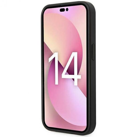 Karl Lagerfeld KLHCP14LSAKLHPG Husă rigidă pentru iPhone 14 Pro 6,1" szary/gri Husă Saffiano Mono Metal Logo