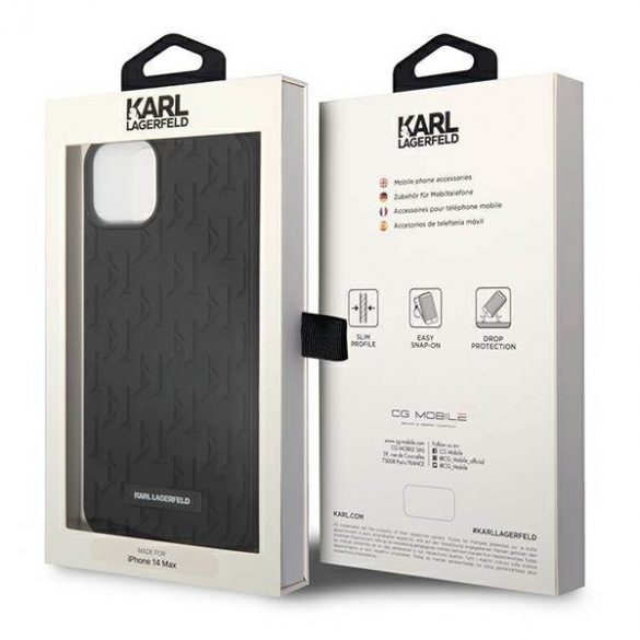 Karl Lagerfeld KLHCP14MRUPKLPK iPhone 14 Plus / 15 Plus 6,7" hardcase czarny/negru 3D Monogram