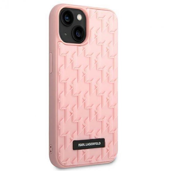 Karl Lagerfeld KLHCP14MRUPKLPP iPhone 14 Plus / 15 Plus 6,7" hardcase rożowy/roz Monogramă 3D