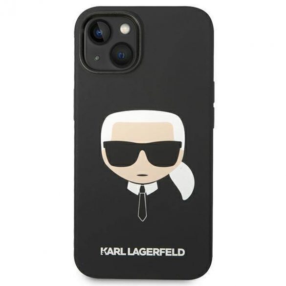 Karl Lagerfeld KLHCP14MSLKHBK iPhone 14 Plus / 15 Plus 6,7" hardcase czarny/negru Silicon Karl's Head