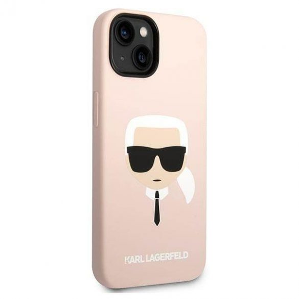 Karl Lagerfeld KLHCP14MSLKHLP iPhone 14 Plus / 15 Plus 6,7" hardcase różowy/roz Silicon Karl's Head