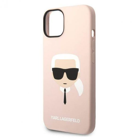 Karl Lagerfeld KLHCP14MSLKHLP iPhone 14 Plus / 15 Plus 6,7" hardcase różowy/roz Silicon Karl's Head