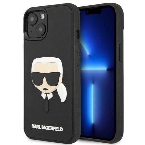 Karl Lagerfeld KLHCP14MKH3DBK iPhone 14 Plus / 15 Plus 6,7" czarny/negru hardcase 3D cauciuc Karl's Head