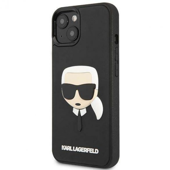 Karl Lagerfeld KLHCP14MKH3DBK iPhone 14 Plus / 15 Plus 6,7" czarny/negru hardcase 3D cauciuc Karl's Head