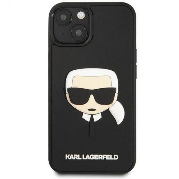 Karl Lagerfeld KLHCP14MKH3DBK iPhone 14 Plus / 15 Plus 6,7" czarny/negru hardcase 3D cauciuc Karl's Head