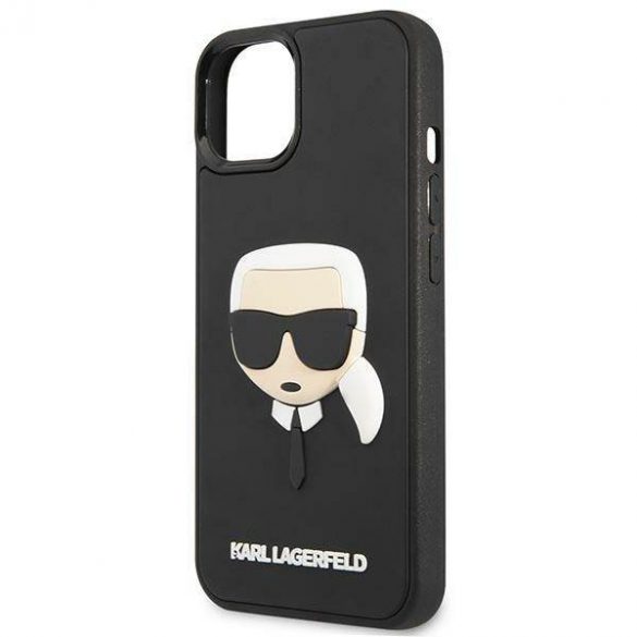 Karl Lagerfeld KLHCP14MKH3DBK iPhone 14 Plus / 15 Plus 6,7" czarny/negru hardcase 3D cauciuc Karl's Head