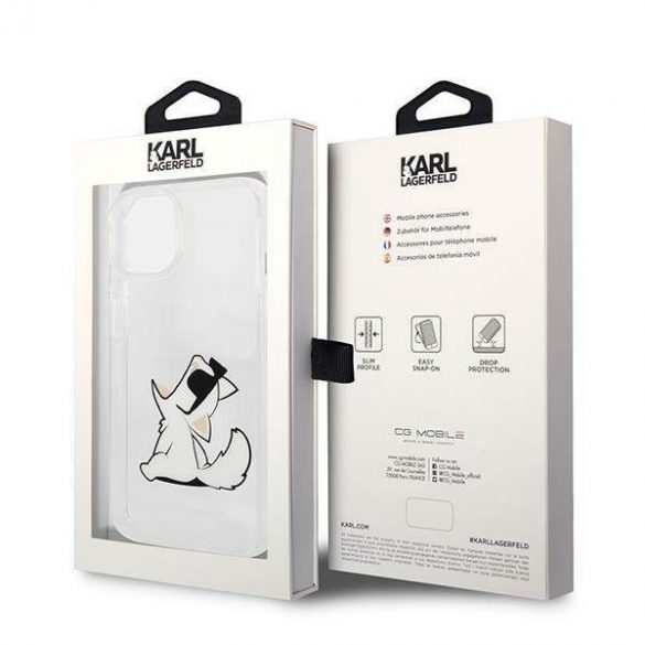 Karl Lagerfeld KLHCP14MCFNRC iPhone 14 Plus / 15 Plus 6,7" hardcase przeźroczysty/transparent Choupette Fun