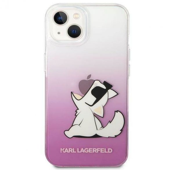 Karl Lagerfeld KLHCP14MCFNRCPI iPhone 14 Plus / 15 Plus 6,7" hardcase różowy/roz Choupette Fun