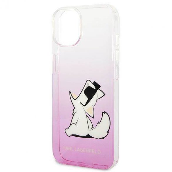 Karl Lagerfeld KLHCP14MCFNRCPI iPhone 14 Plus / 15 Plus 6,7" hardcase różowy/roz Choupette Fun