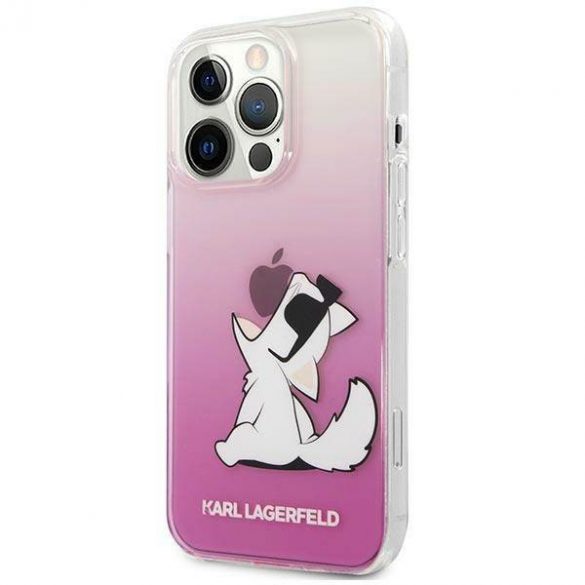 Karl Lagerfeld KLHCP14LCFNRCPI iPhone 14 Pro 6,1" husă rigidă rożowy/roz Choupette Fun