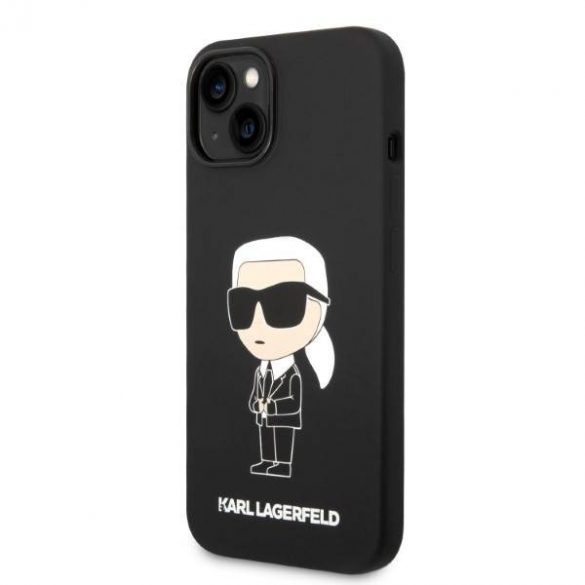 Karl Lagerfeld KLHCP14MSNIKBCK iPhone 14 Plus / 15 Plus 6,7" hardcase czarny/negru Silicon Ikonik