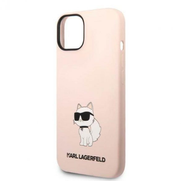 Karl Lagerfeld KLHCP14SSNCHBCP iPhone 14 / 15 / 13 6,1" hard Husă roz/roz Silicone Choupette