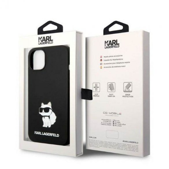 Karl Lagerfeld KLHCP14MSNCHBCK iPhone 14 Plus / 15 Plus 6,7" hardcase czarny/negru Silicon Choupette