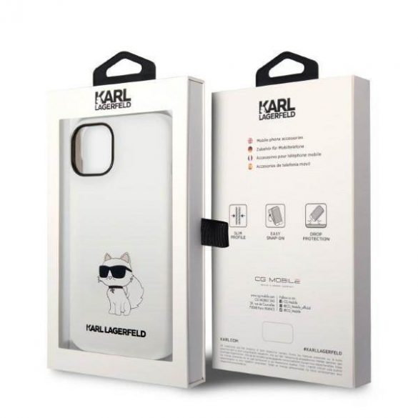 Karl Lagerfeld KLHCP14MSNCHBCH iPhone 14 Plus / 15 Plus 6,7" Hardcase biały/alb Silicon Choupette