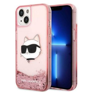 Karl Lagerfeld KLHCP14MLNCHCP iPhone 14 Plus / 15 Plus 6,7" rożowy/roz hardcase Glitter Choupette Head