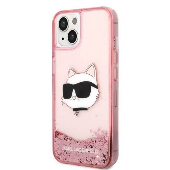 Karl Lagerfeld KLHCP14MLNCHCP iPhone 14 Plus / 15 Plus 6,7" rożowy/roz hardcase Glitter Choupette Head