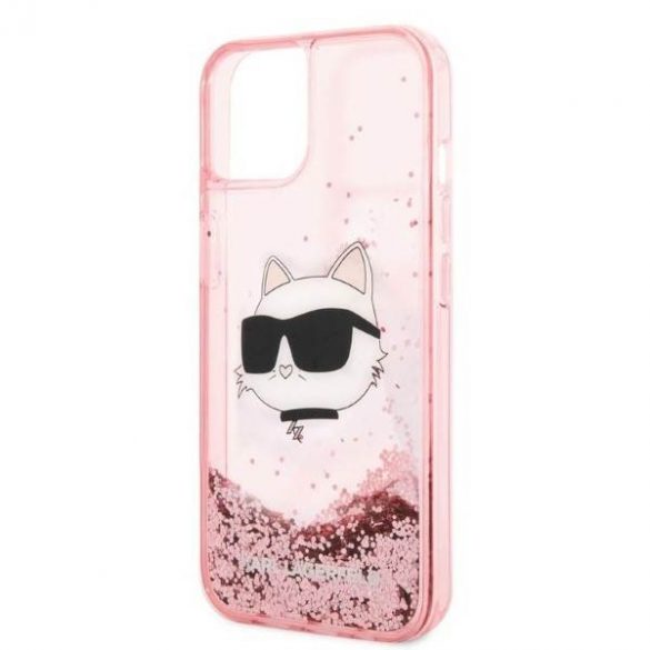 Karl Lagerfeld KLHCP14MLNCHCP iPhone 14 Plus / 15 Plus 6,7" rożowy/roz hardcase Glitter Choupette Head