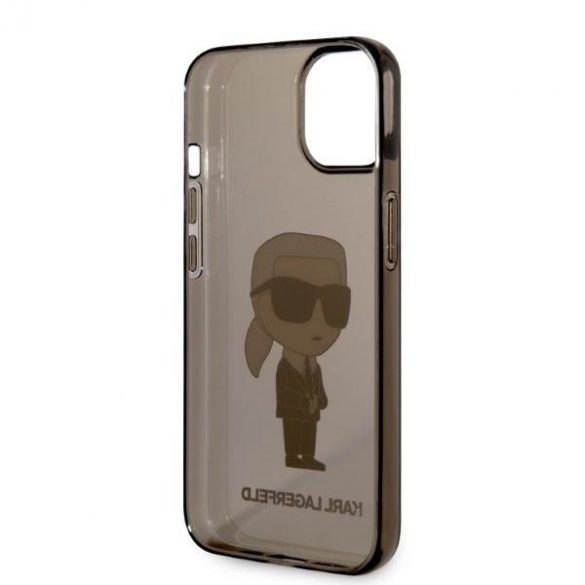 Karl Lagerfeld KLHCP14MHNIKTCK iPhone 14 Plus / 15 Plus 6,7" czarny/negru hardcase Ikonik Karl Lagerfeld