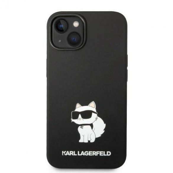 Karl Lagerfeld KLHMP14MSNCHBCK iPhone 14 Plus / 15 Plus 6,7" hardcase czarny/negru Silicon Choupette MagSafe