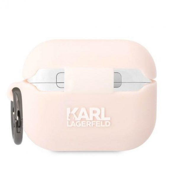 Husa Karl Lagerfeld KLAPRUNIKP AirPods Pro Rożowy/roz Husa Karl Head 3D din silicon