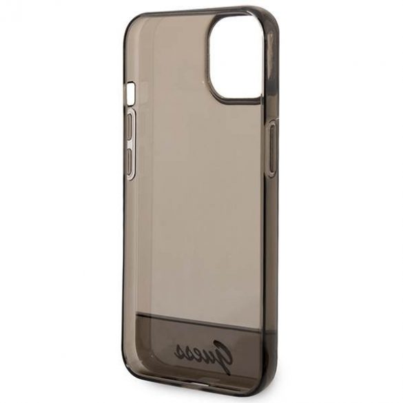 Guess GUHCP14MHGCOK iPhone 14 Plus / 15 Plus 6,7" carcasa rigidă/neagră Translucid