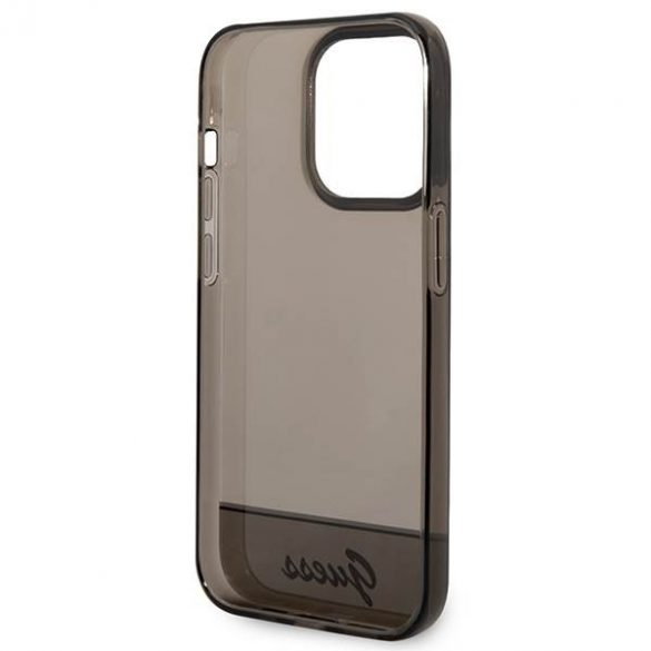 Guess GUHCP14XHGCOK iPhone 14 Pro Max 6,7" carcasă rigidă/neagră Carcasă translucidă