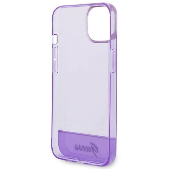 Guess GUHCP14SHGCOU iPhone 14 / 15 / 13 6.1" fioletowy/violet hardcase Translucid