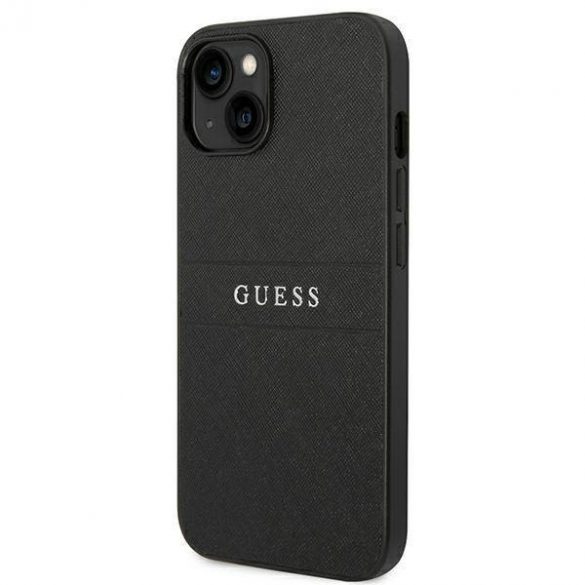 Guess GUHCP14MPSASBBK iPhone 14 Plus / 15 Plus 6,7" curea Saffiano neagră/czarny