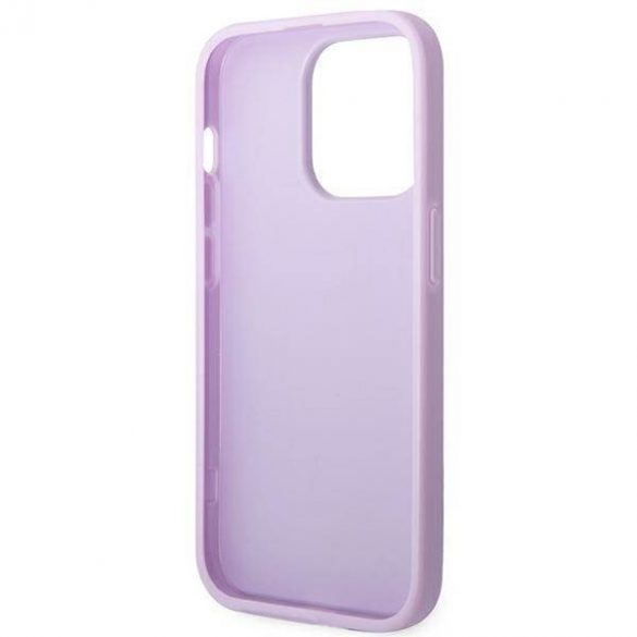 Husă Guess GUHCP14LPSASBPU pentru iPhone 14 Pro 6,1 inchi, culoarea fioletowy/violet Saffiano Strap