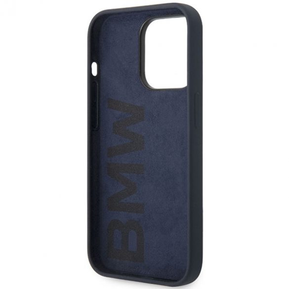 Etui BMW BMHCP14LSILNA iPhone 14 Pro 6,1 granatowy/marine Silicone Metal Logo"