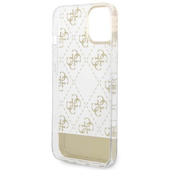 Guess GUHCP14MHG4MHG iPhone 14 Plus / 15 Plus 6,7" złoty/aurie hardcase 4G Pattern Script