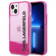   Karl Lagerfeld KLHCP14SLCKVF iPhone 14 / 15 / 13 6,1" rożowy/roz hardcase Liquid Glitter Elong