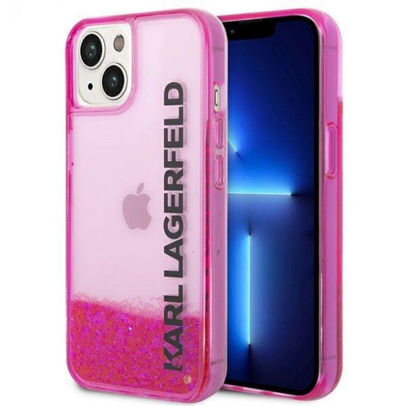 Karl Lagerfeld KLHCP14MLCKVF iPhone 14 Plus / 15 Plus 6,7" różowy/roz Hardcase Liquid Glitter Elong