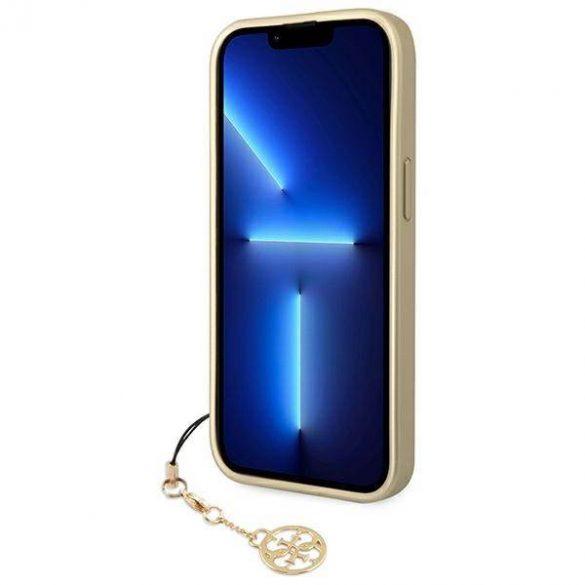 Guess GUHCP14MGF4GBR iPhone 14 Plus / 15 Plus 6,7" husă rigidă maro/brązowy 4G Charms Collection