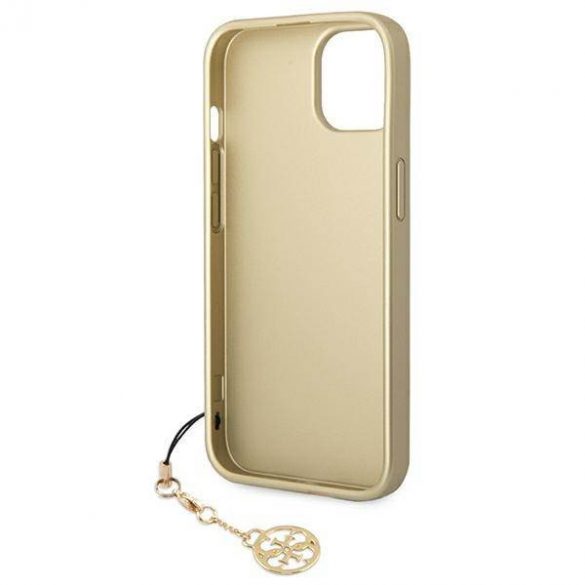 Guess GUHCP14MGF4GBR iPhone 14 Plus / 15 Plus 6,7" husă rigidă maro/brązowy 4G Charms Collection