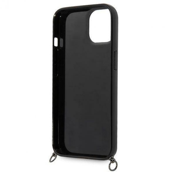 Karl Lagerfeld KLHCP14MSTSTP iPhone 14 Plus / 15 Plus 6,7" hardcase rożowy/roz Curea cu dungi colorate