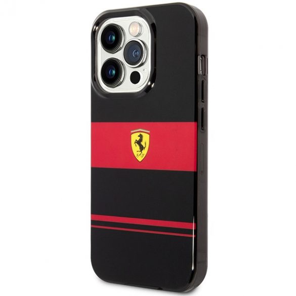 Carcasă rigidă Ferrari FEHMP14LUCOK iPhone 14 Pro 6,1 czarny/negru IMD Combi Magsafe"