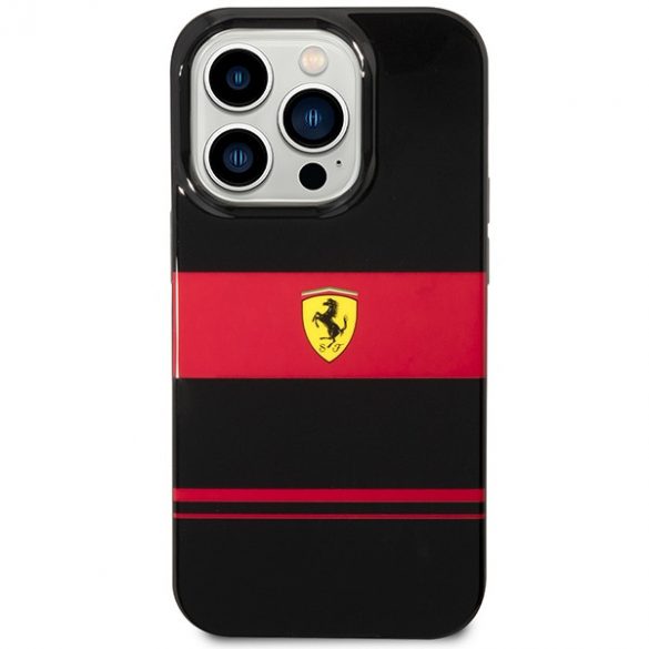 Carcasă rigidă Ferrari FEHMP14LUCOK iPhone 14 Pro 6,1 czarny/negru IMD Combi Magsafe"