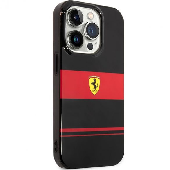 Carcasă rigidă Ferrari FEHMP14LUCOK iPhone 14 Pro 6,1 czarny/negru IMD Combi Magsafe"