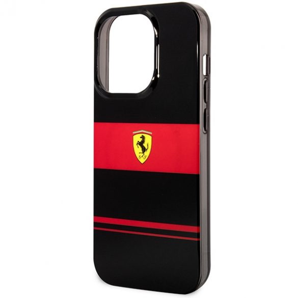 Carcasă rigidă Ferrari FEHMP14LUCOK iPhone 14 Pro 6,1 czarny/negru IMD Combi Magsafe"