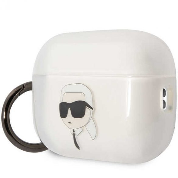 Karl Lagerfeld KLAP2HNIKTCT Husa Airpods Pro 2 (2022/2023) transparentă Ikonik Karl Lagerfeld