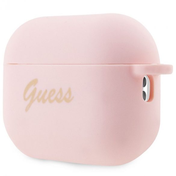 Husa Guess GUAP2LSCHSP AirPods Pro 2 (2022/2023) rożowy/roz Silicone Charm Heart Collection